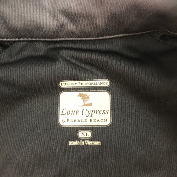 Pebble Beach SIZE XL Black Golf Pullover Jacket - Picture 3 of 3